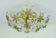 Palwa ceiling fixture glass blossom light 1970s