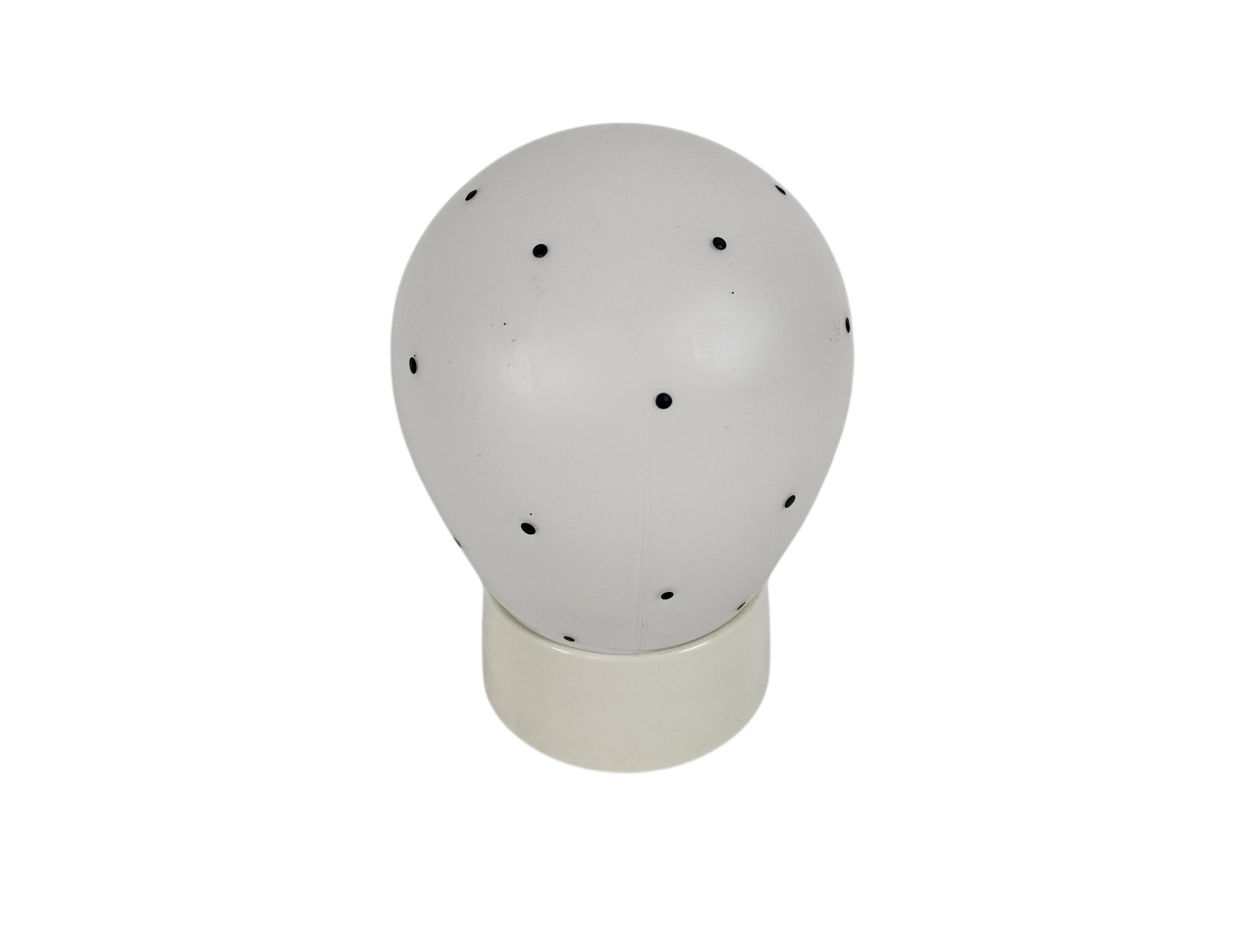 Philips - Flush Mount - Ceiling Light - Dot Pattern - Opaline - 1950s