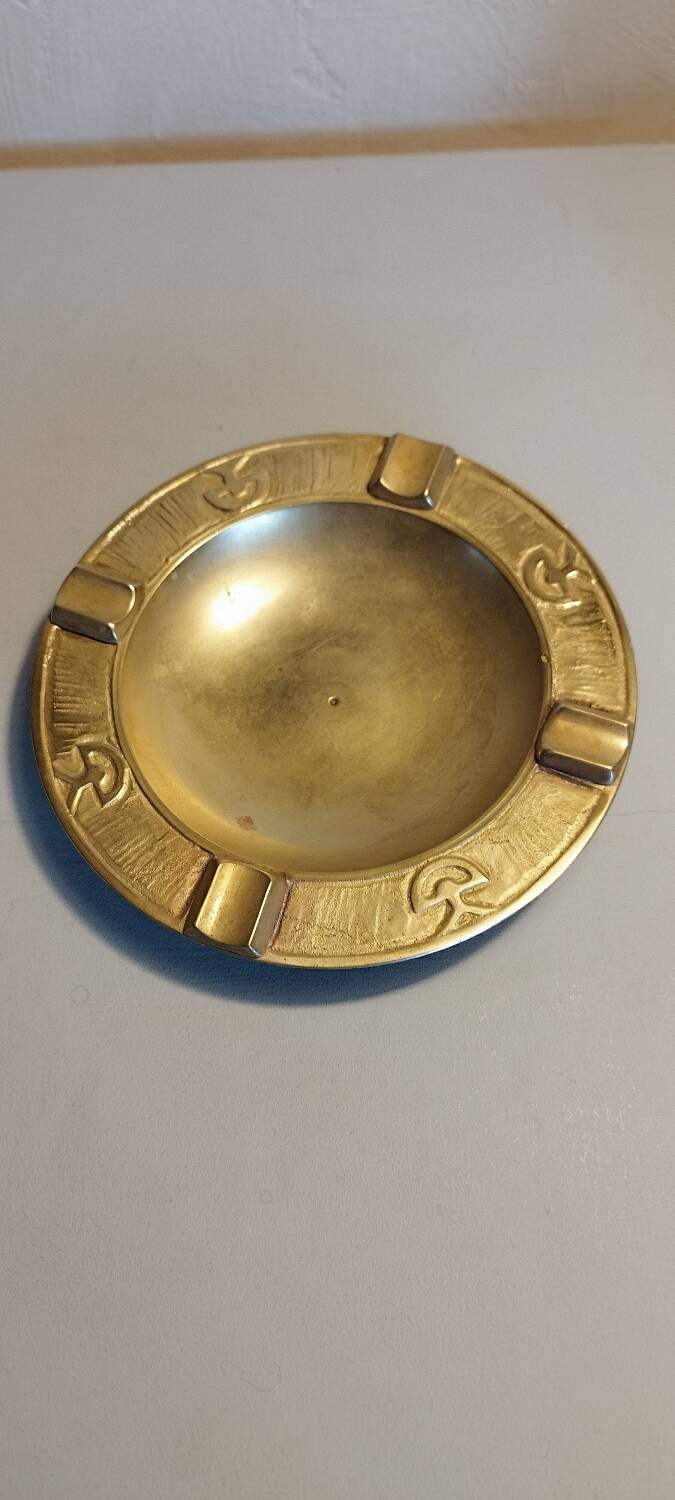 Brass ashtray