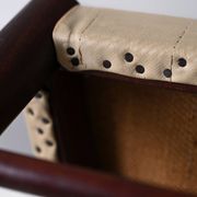 Scandinavian chairs in wood and leather
