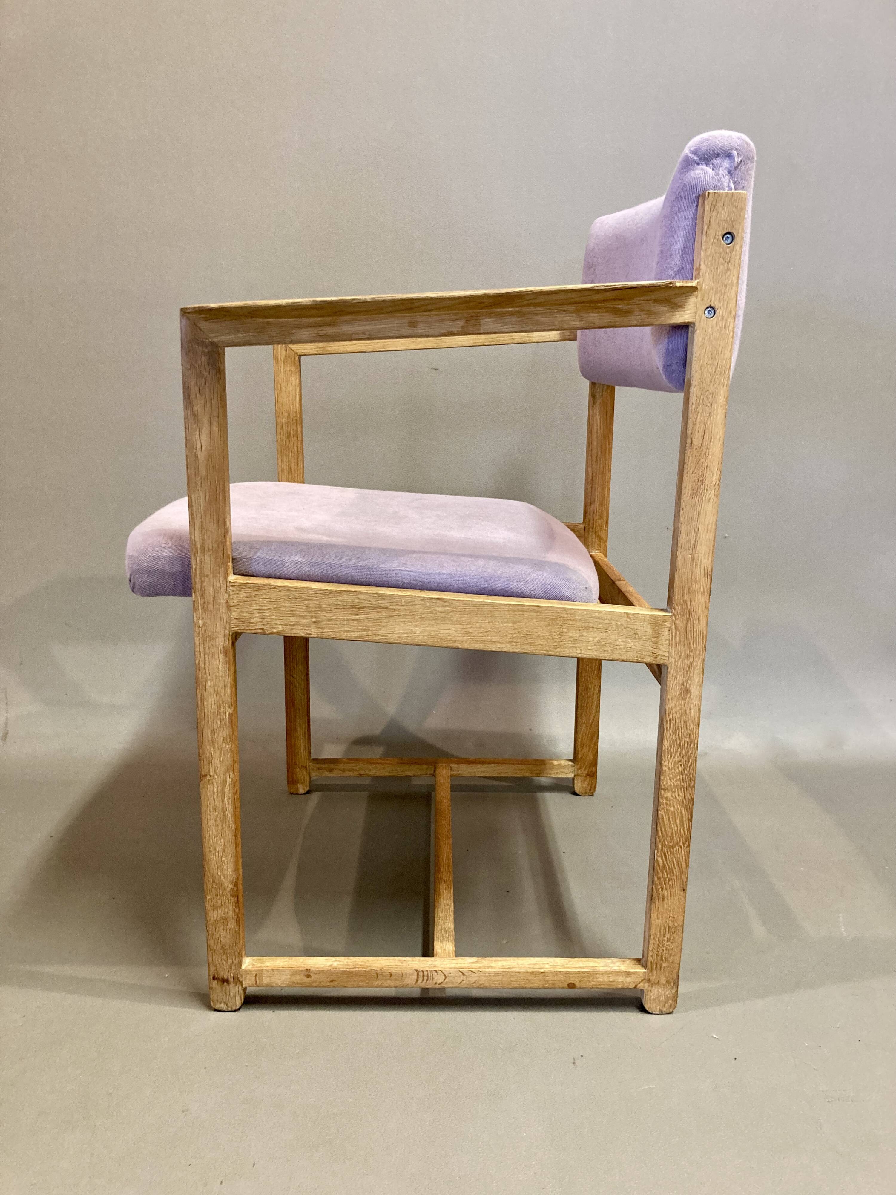 Duo of "Scandinavian Design" armchairs 1960.