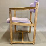 Duo of "Scandinavian Design" armchairs 1960.