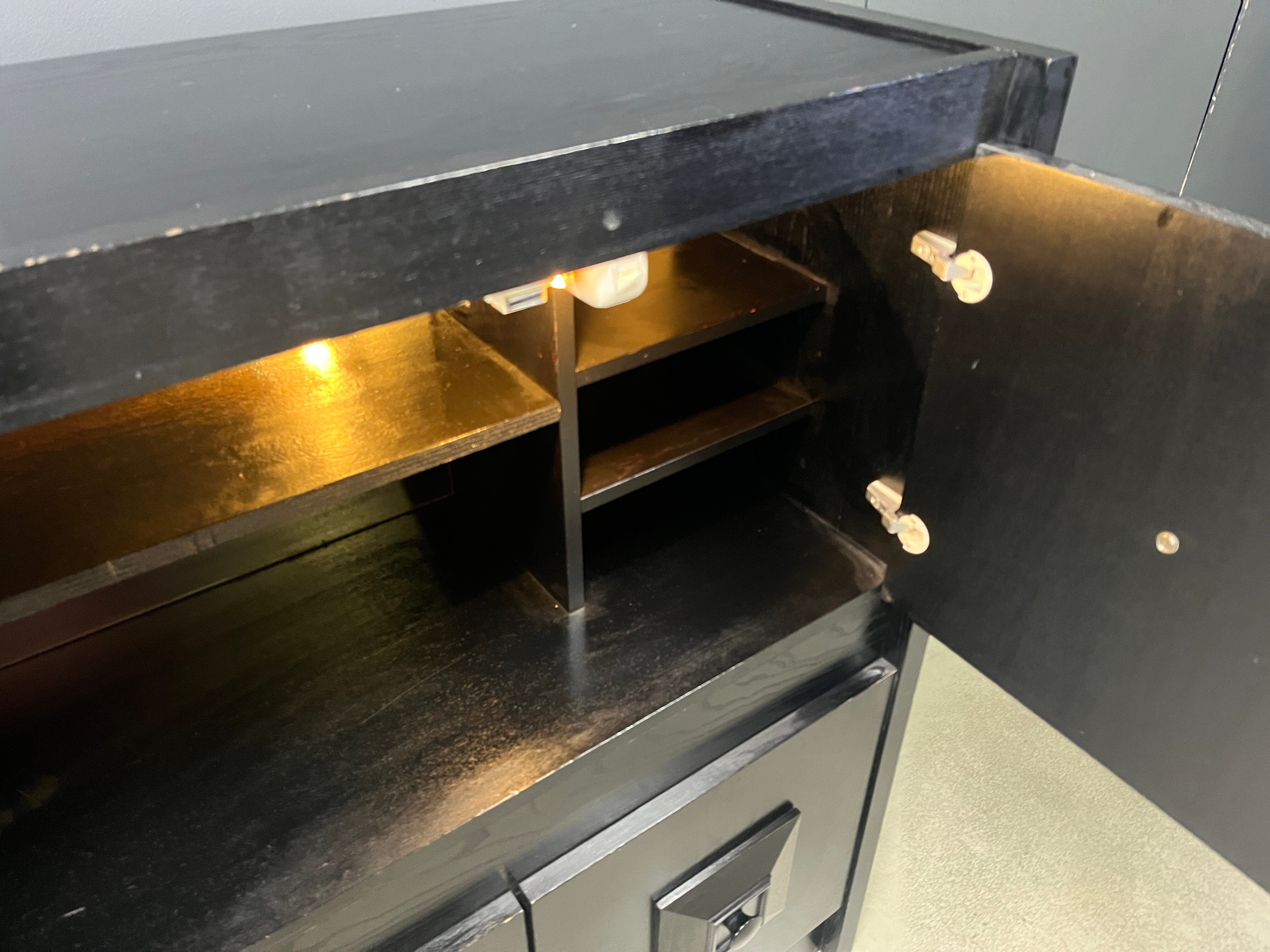 Brutalist bar cabinet, 1970s