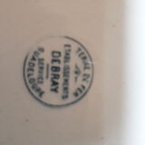 Round dish earthen railway "Guadeloupe"