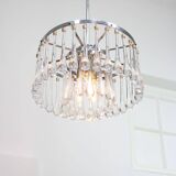 Mid-Century Italian Crystal Teardrop Chandelier, 1960s