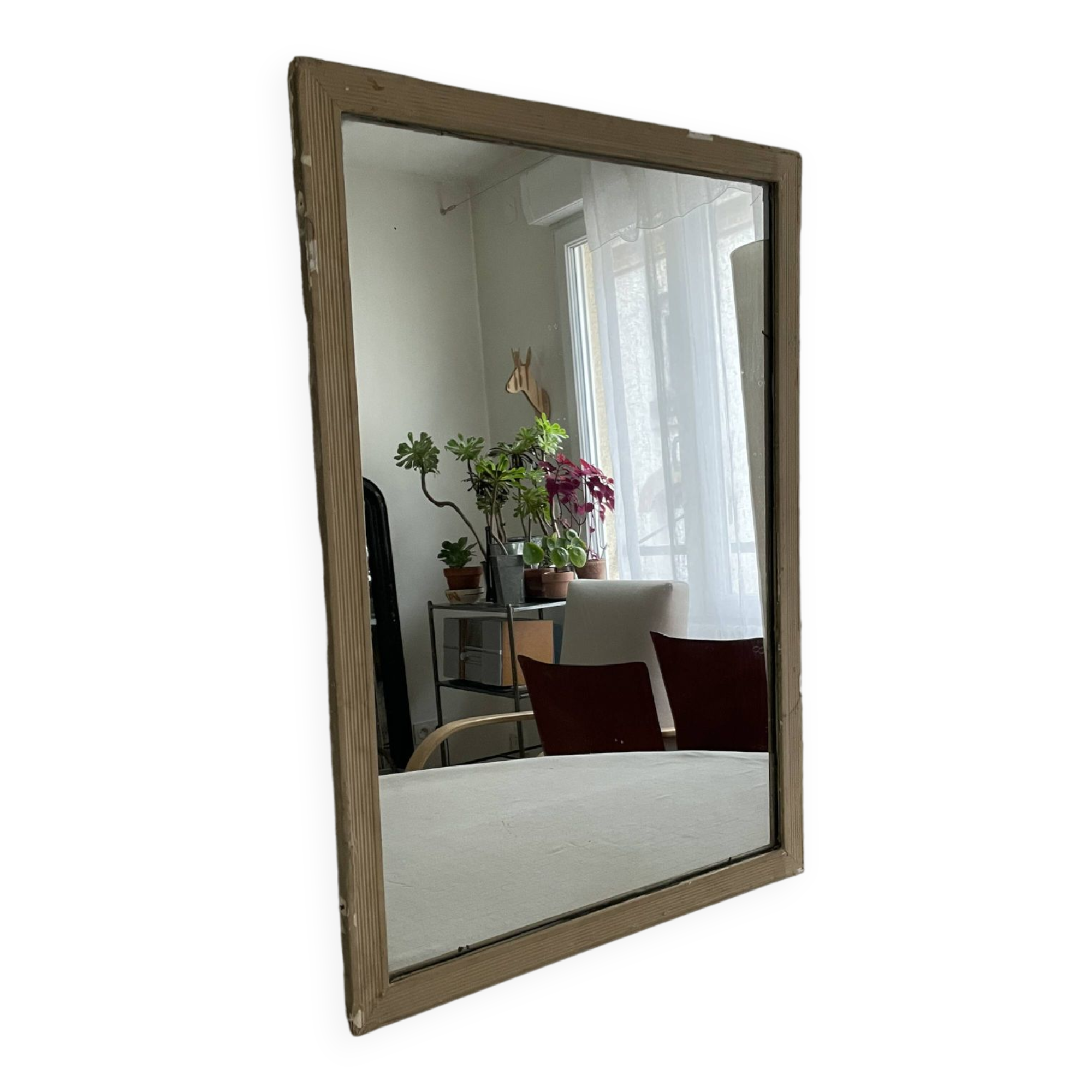 Old wooden mirror 50x71cm