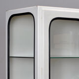 Glass & iron medical cabinet 1970s