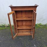 Wall display cabinet library