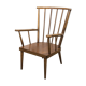Fauteuil Baumann modèle éventail 1970 bois courbé