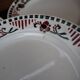 8 Terre de Fer dessert plates, “Damascus” model, Moulin des Loups and Hamage