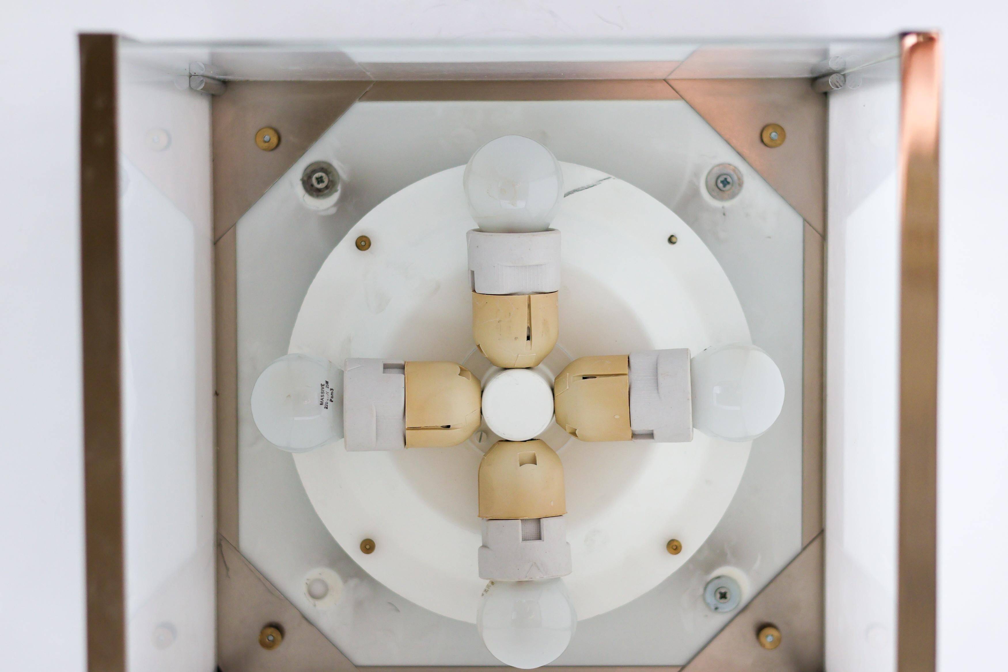 Ceiling light Jean Perzel no. 2075 - Timeless French modernism