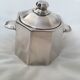 Ercuis 3-piece silver-plated metal coffee set – art deco style
