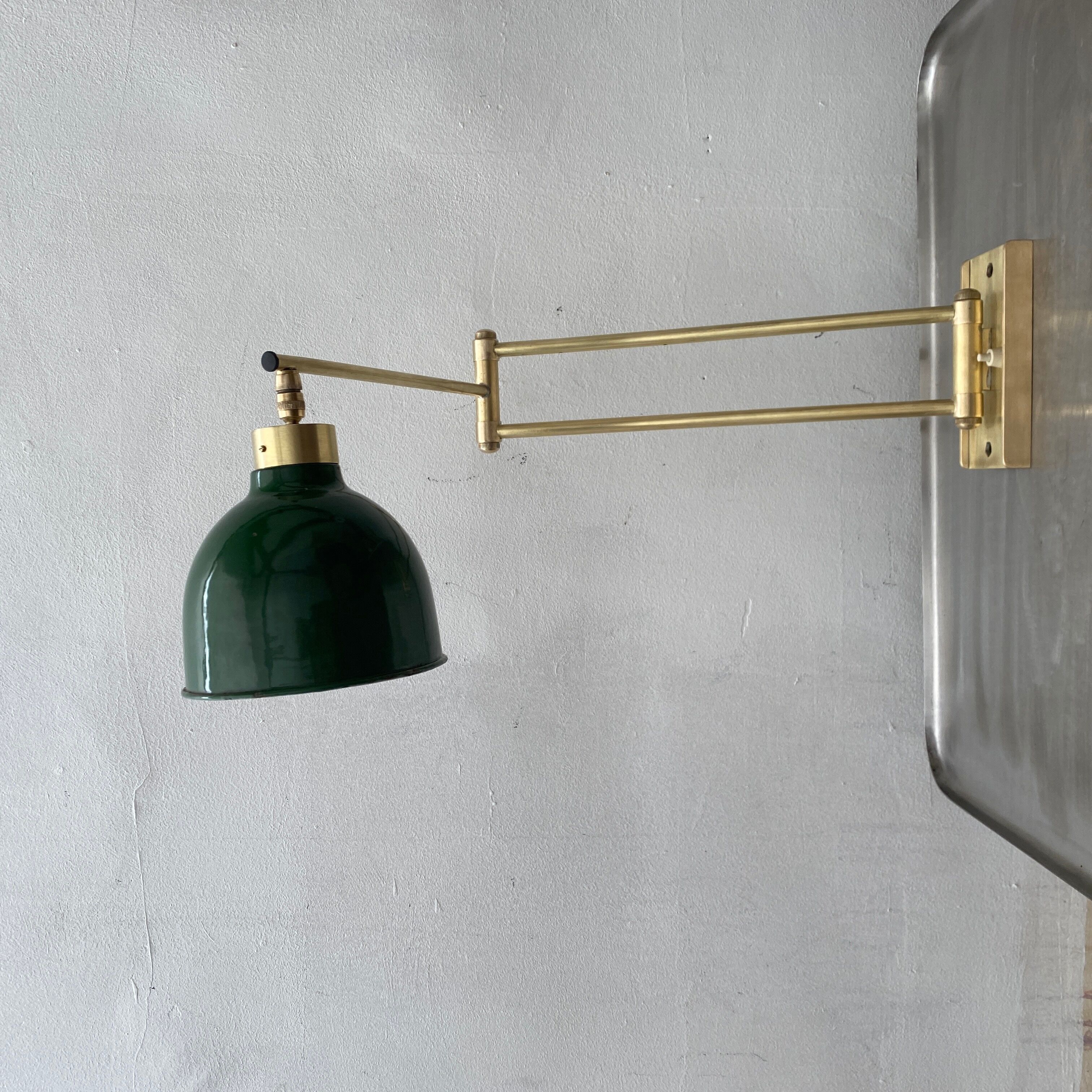 Old lamp wall lamp stem 2 arms vintage