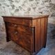 Antique French walnut commode, early 19th century (1800–1830), 4 drawers.