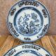 Set of 2 flat/semi-deep vintage plates Copeland England – Japonese-style decoration