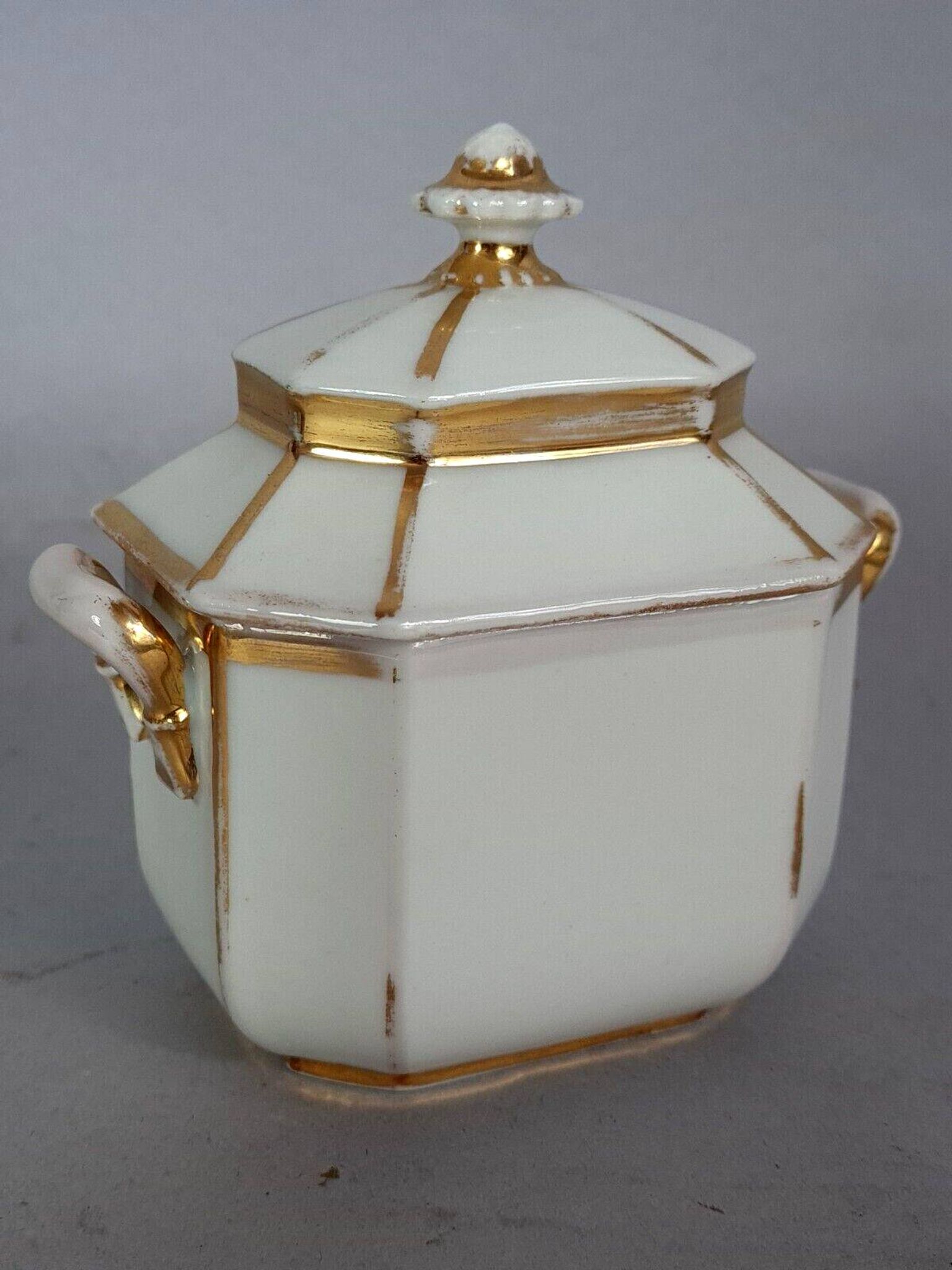 Antique Paris porcelain tête-à-tête coffee service. Very good condition S988