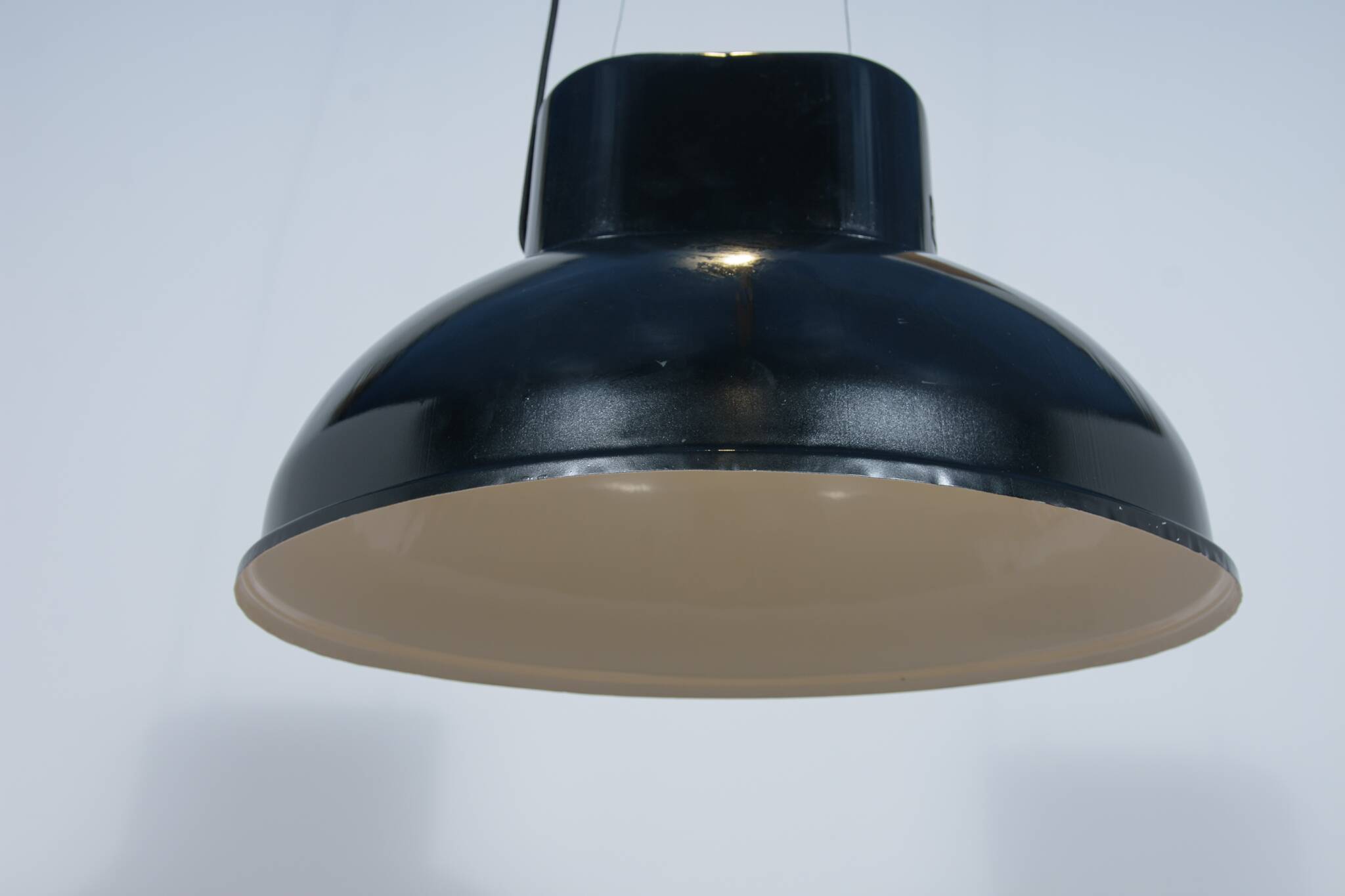 Large Industrial U-Boot Ceiling Lamp from Mesko, Poland, 1970s