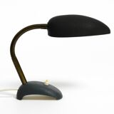 Small 1950s table lamp with metal gooseneck from Gebrüder Cosack Germany