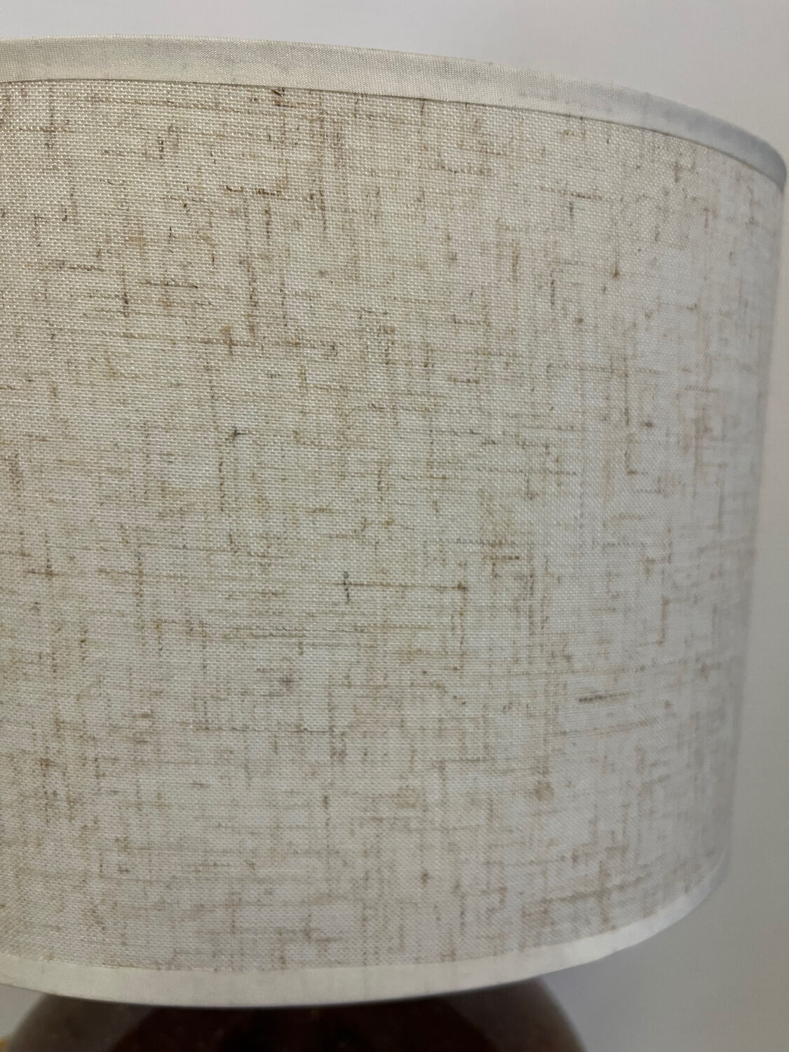 Vintage stoneware floor lamp