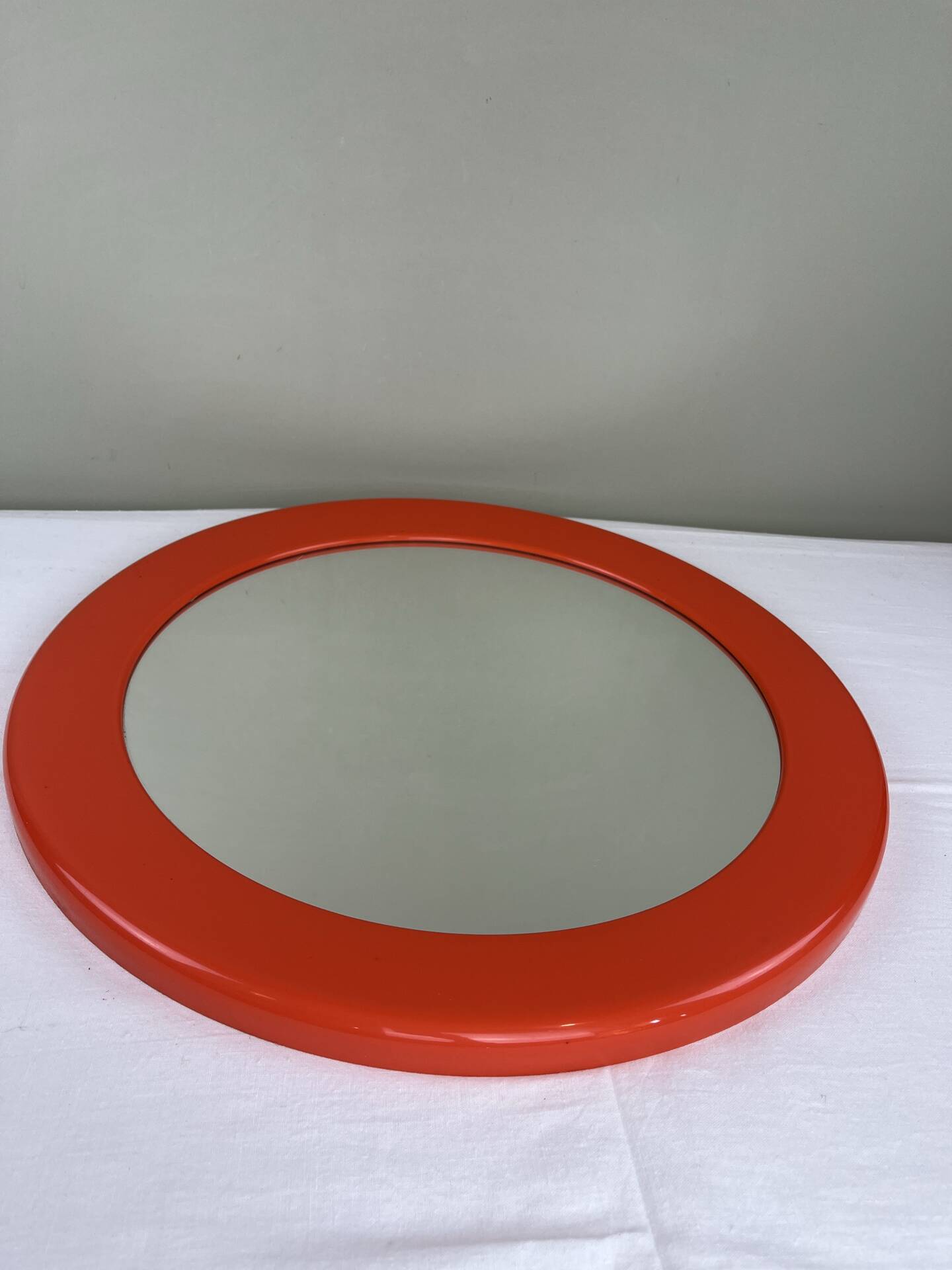 Miroir orange vintage