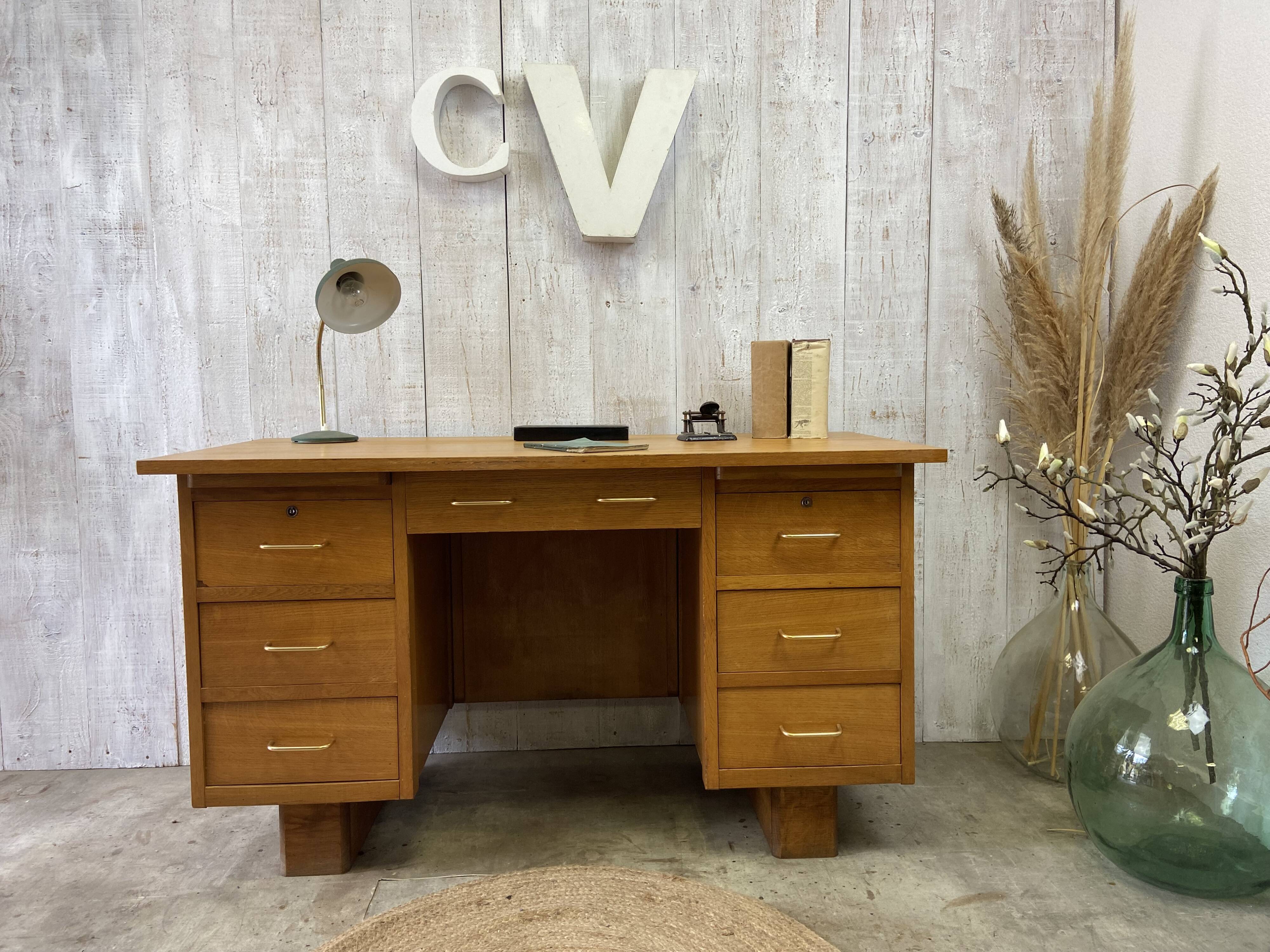 Vintage desk set and Baumann chair