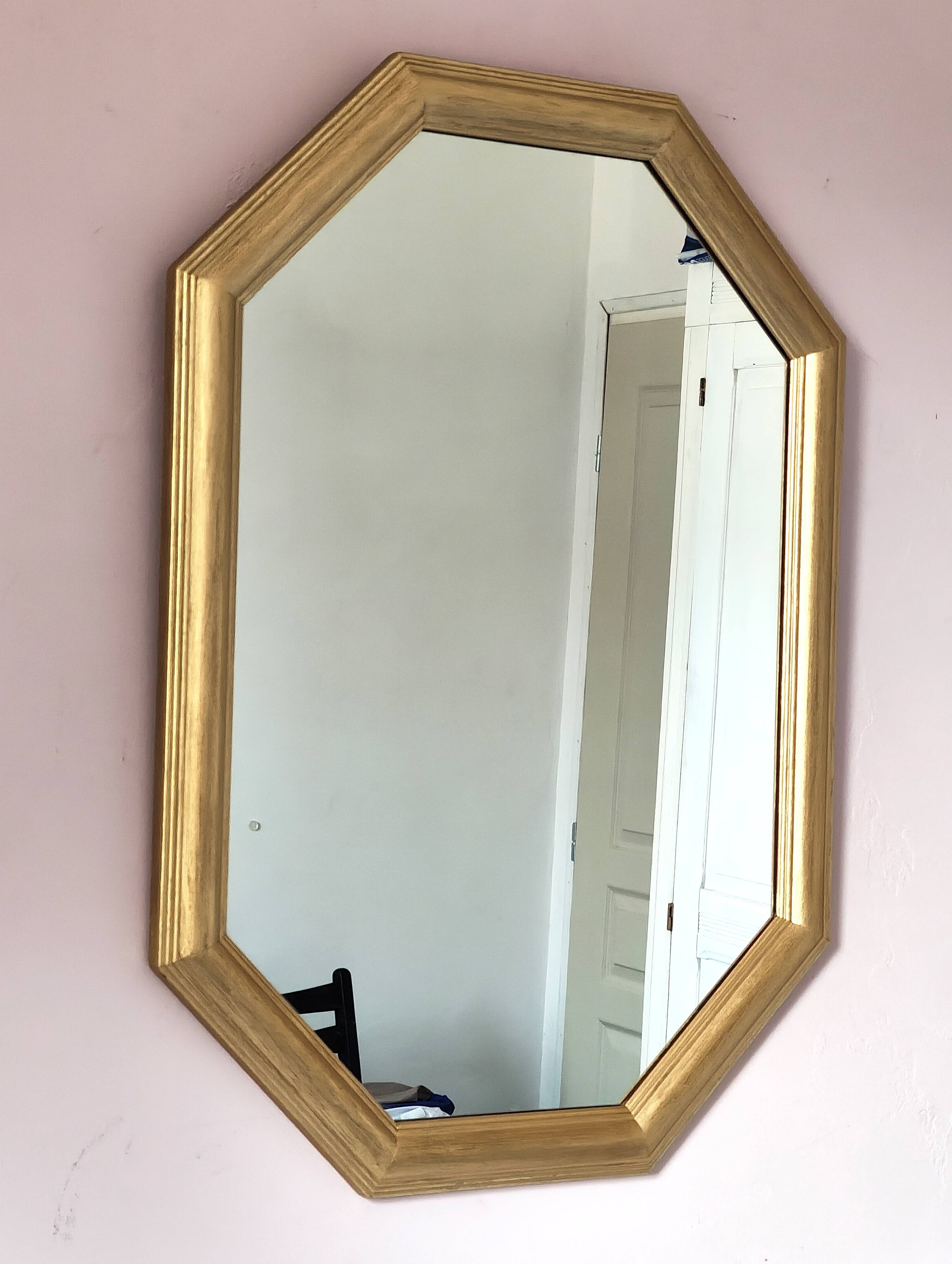Golden octagonal mirror