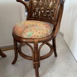 Salon en rotin ingénieux pour deux