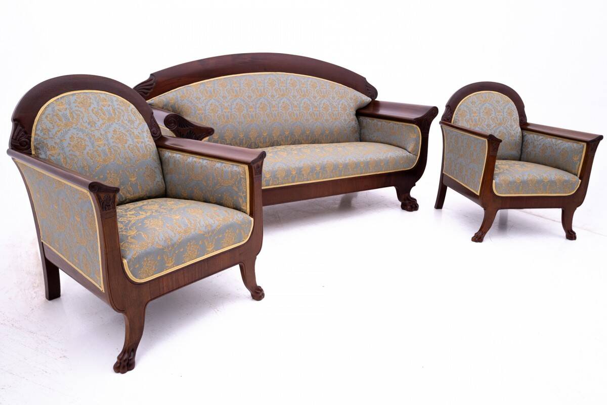 Ensemble de salon Biedermeier, Europe du Nord, vers 1880.