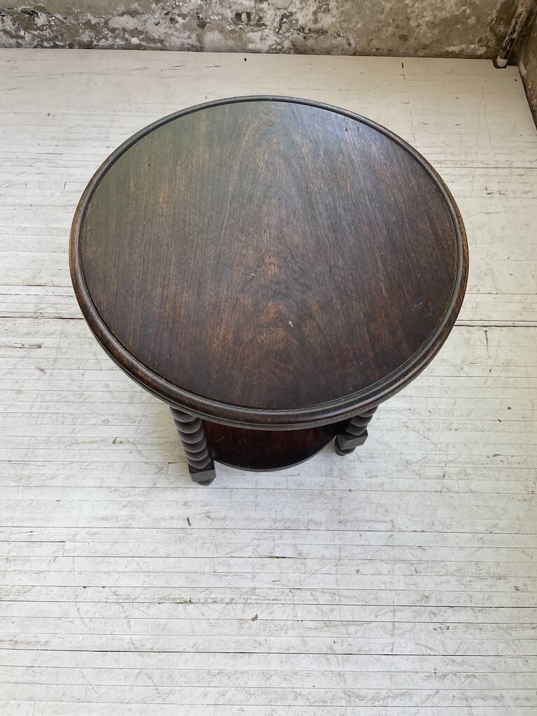 Table d’appoint brutaliste style Dudouyt