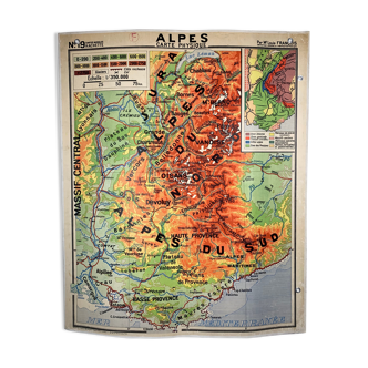 Hachette old school map