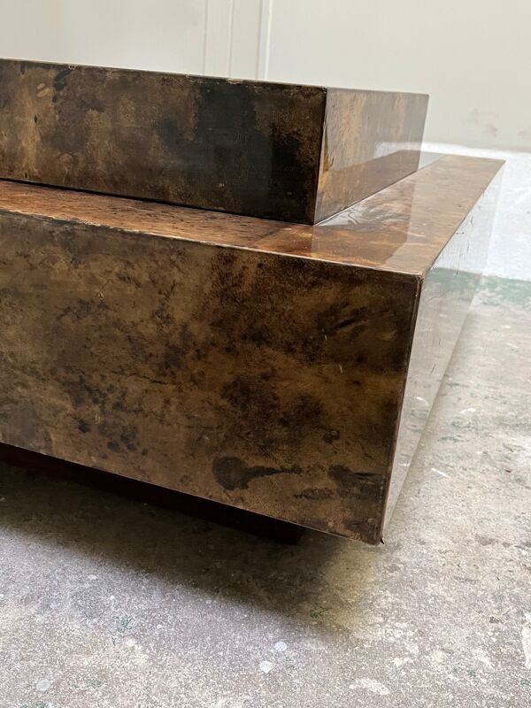 Table basse bar, 1960 parchemin