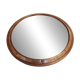 Plateau rond laiton et miroir