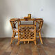 Rattan table and chairs set