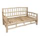 Banquette 2 places en bois avec coussins