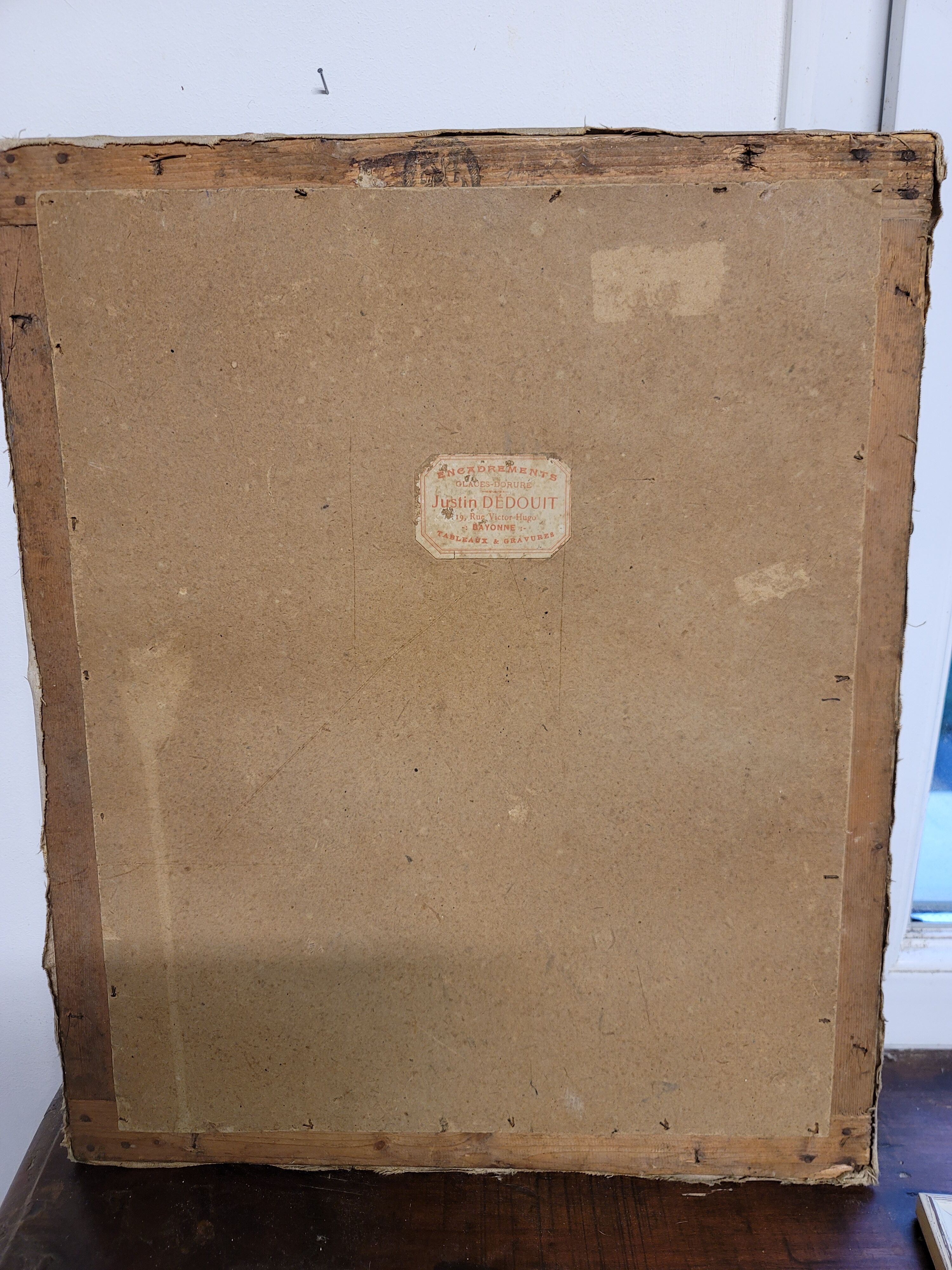 Portrait man oil on canvas