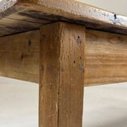 English antique pine dining table