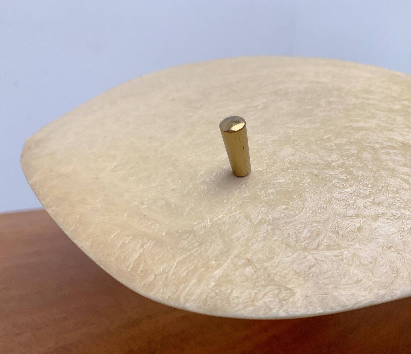 1960s minimalist fibreglass ceiling lamp