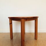 Table basse ronde en pin mobilier Alpin