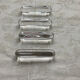 Set of four crystal knife holders signed Daum