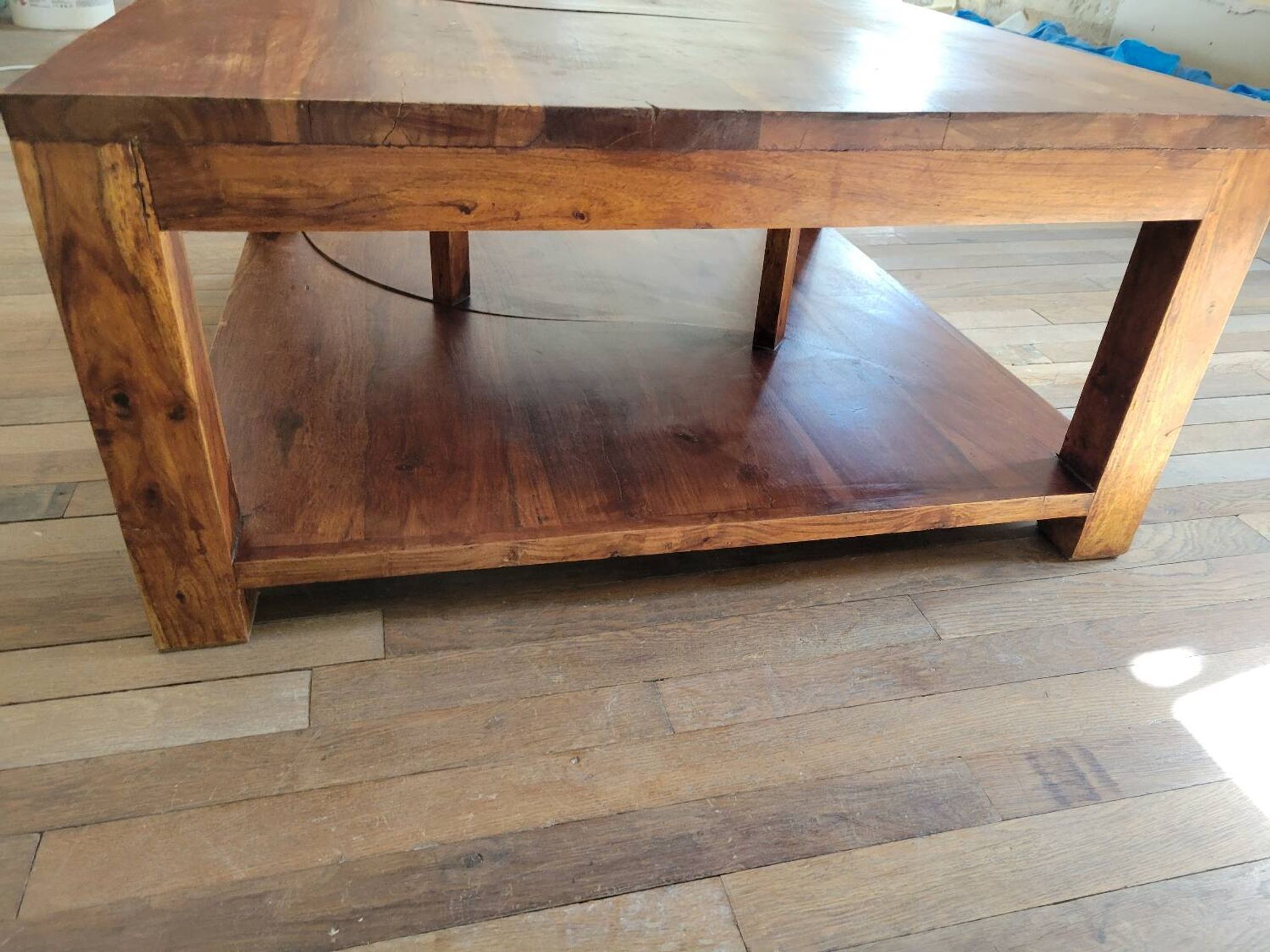 Design coffee table in 2 parts from around 1970.