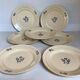 Seven old plates Geneviève Orchies Moulin des Loups