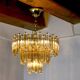 Paolo Venini two-tone chandelier, 3 levels, 1970, Italy