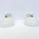 Antique porcelain wall lights