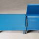 Blue chair and bench child kartell 70s