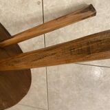 Petit banc brutaliste bois massif