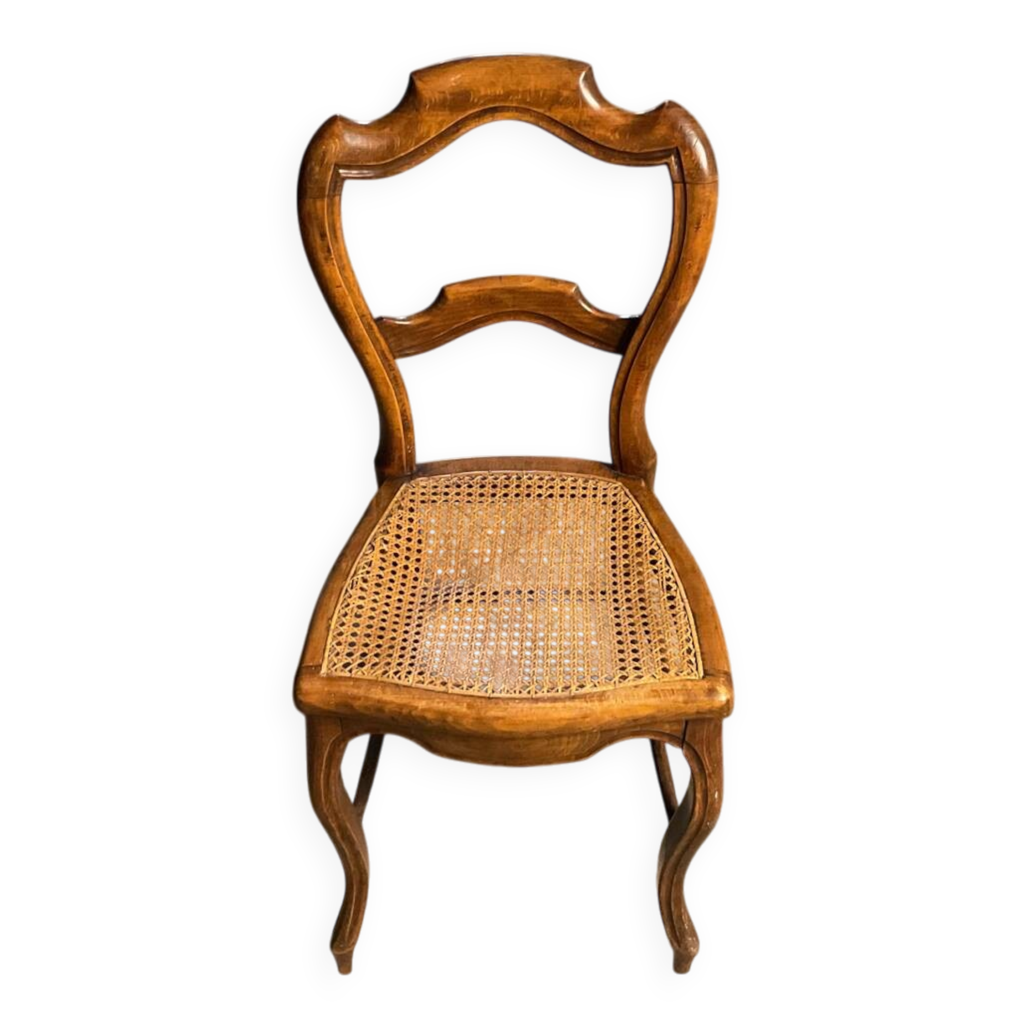 Vintage rattan wicker chair in excellent condition