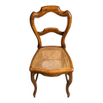 Vintage rattan wicker chair in excellent condition