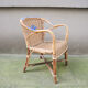 Old wicker chair for children