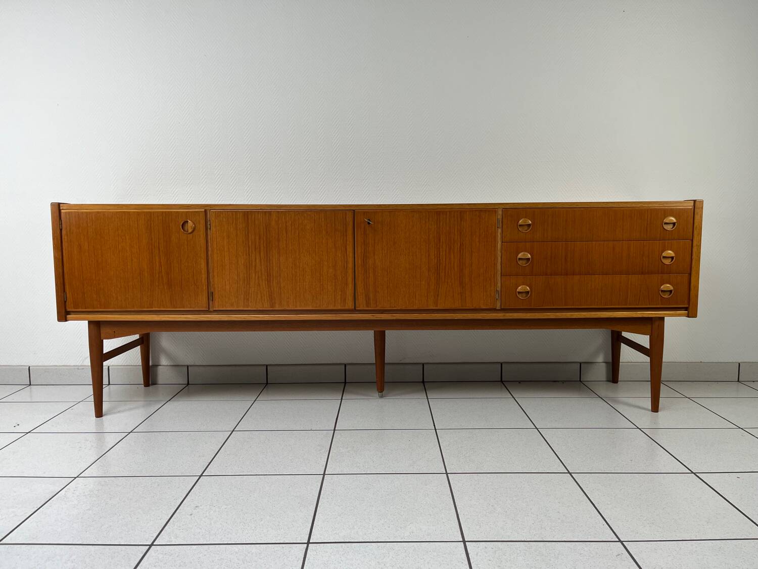 Scandinavian teak sideboard from the 1960s.