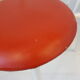 Suite de 4 chaises vintage en métal & skai 1970